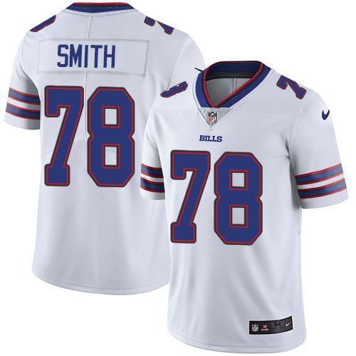 Men Buffalo Bills #78 Bruce Smith Nike White Limited Player NFL Jersey